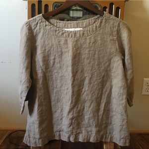 Notpercfectlinen January top